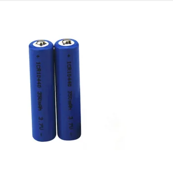 2 бр./лот 10440 фенерче с една литиева батерия от 3.7 В, подходящ за акумулаторни батерии с капацитет 350 mah AAA
