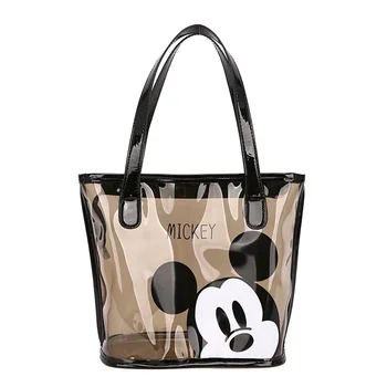 Нова чанта Disney с анимационни принтом под формата на Мики, богат на функции персонални прозрачна чанта през рамо
