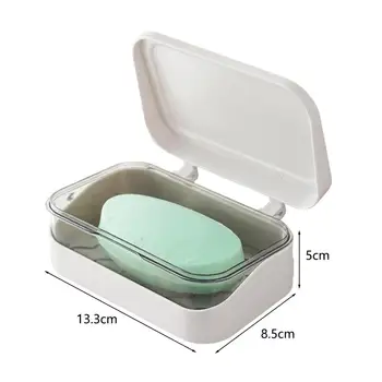Модерен препарат за съдове Водоустойчив Контейнер За Сапун ПП Запечатан Държач сапун ястия Кутия